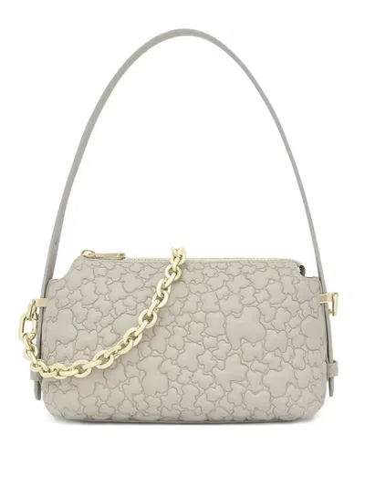Tous Puffy Bear Tote Bag In Neutral