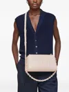 Tous Quilted Chain-strap Cross-body Bag In Neutral
