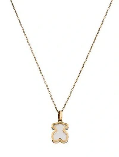 Pre-owned Tous Resin Galaxy Pendant Necklace, 17.5" In Multi