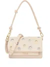 Tous Small Audree Eyelets Crossbody Bag In White