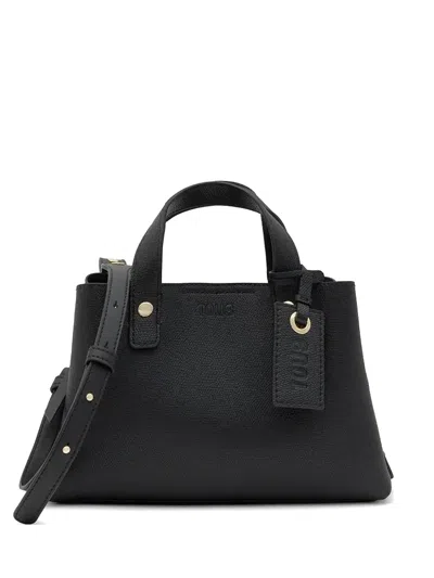 Tous Small Citybow Tote Bag In Black