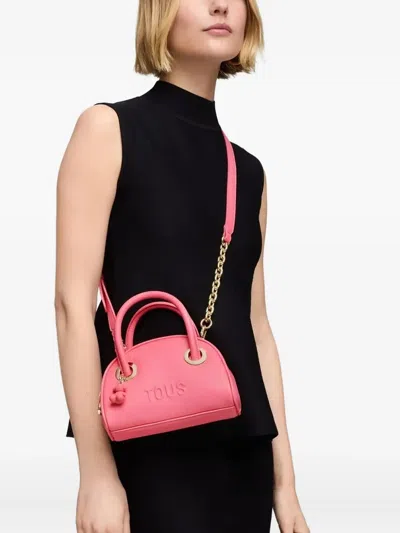 Tous Small Poppy Tote Bag In Pink