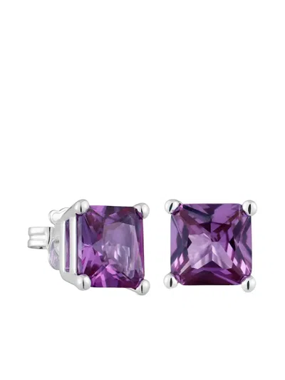 Tous Square Earrings In Silver