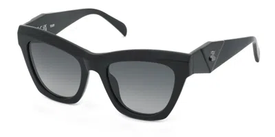 Tous Stoc78v 700y Men's Sunglasses Black Size 53 In Blue