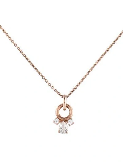 Pre-owned Tous Topaz Eklat Pendant Necklace, 18" In Multicolor