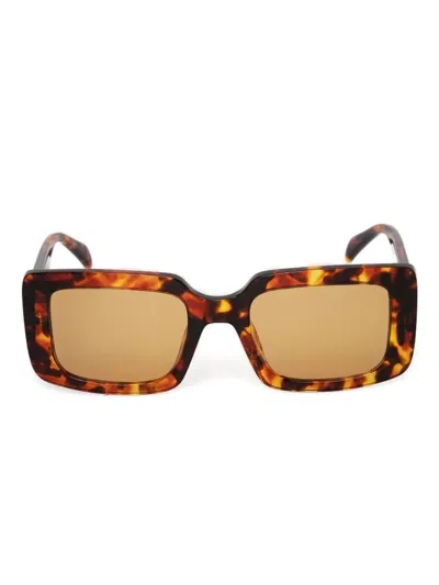 Tous 玳瑁纹图案太阳眼镜 In Brown