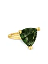 Tous Triangular-stone Ring In Green
