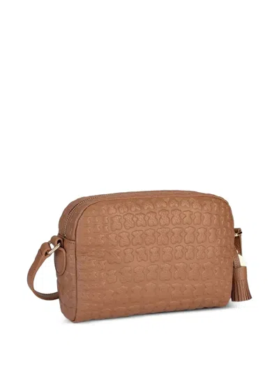 Tous Umhängetasche Mit Bärenmuster In Brown