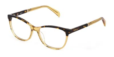 Tous Vtob04 0ar5 Men's Glasses Yellow Size 53 - Free Lenses - Blue Light Block Available