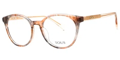 Tous Vtob54 07hi Women's Glasses Brown Size 51 - Free Lenses - Blue Light Block Available In Pattern