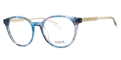 Tous Vtob54 0q66 Women's Glasses Blue Size 51 - Free Lenses - Blue Light Block Available In Green