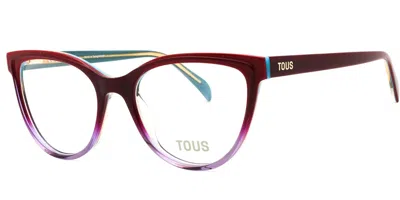 Tous Vtoc16 09g9 Women's Glasses Purple Size 53 - Free Lenses - Blue Light Block Available In Metallic