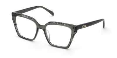 Tous Vtoc47v 0727 Men's Glasses Clear Size 52 - Free Lenses - Blue Light Block Available In Neutral