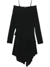 Tout A Coup Asymmetrisches Kleid In Schwarz