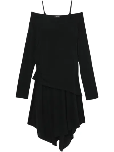 Tout A Coup Asymmetrisches Kleid In Schwarz