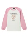 Tout A Coup Cat-print Long-sleeve T-shirt In Multi