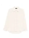 Tout A Coup Checkered Shirt In White