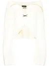 Tout A Coup Chunky Cropped Cardigan In Neutrals