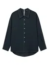 Tout A Coup Contrast-stitch Button-up Shirt