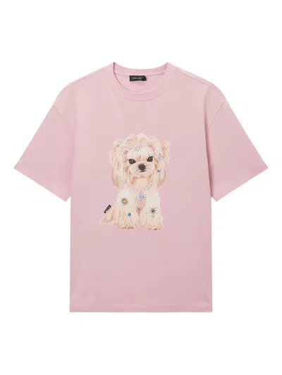 Tout A Coup Cotton T-shirt In Pink
