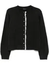 Tout A Coup Cardigan Mit Rundhalsausschnitt In Grau