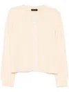 Tout A Coup Cardigan Mit Rundem Ausschnitt In Nude