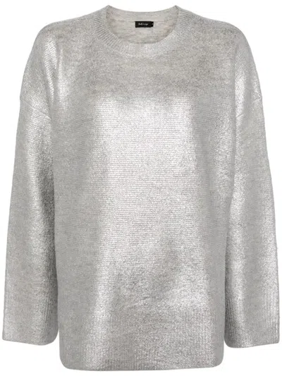 Tout A Coup Crew-neck Jumper In Metallic