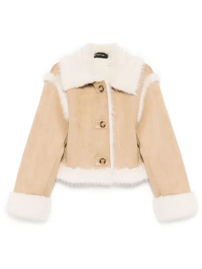 Tout A Coup Cropped Jacket In 褐色