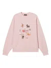 Tout A Coup Dog-print Sweatshirt In Animal Print