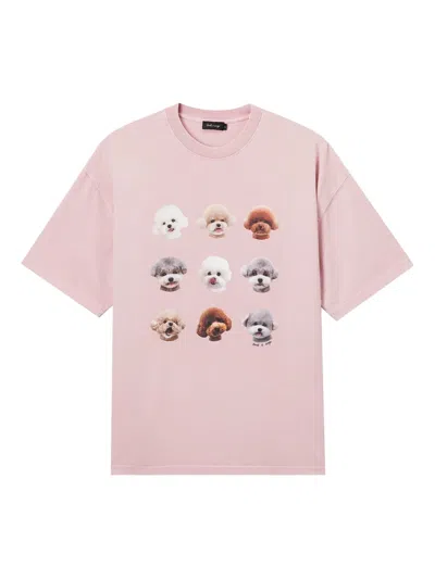 Tout A Coup Dog-print T-shirt