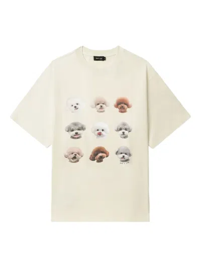 Tout A Coup Dog-print T-shirt