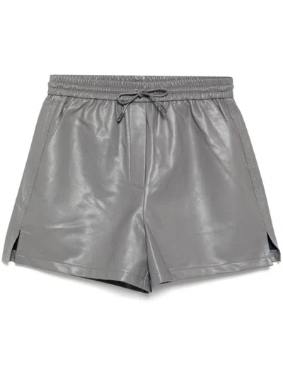 Tout A Coup Drawsting Shorts In Grey