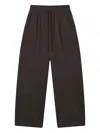 Tout A Coup Drawstring-fastening Track Pants In Brown