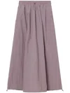 Tout A Coup Drawstring High-waisted Skirt In Pink