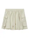 Tout A Coup Drawstring Pocket Mini Skirt