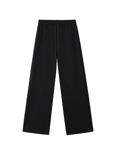 Tout A Coup Drawstring Track Pants In Black