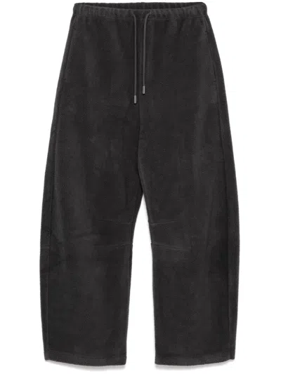 Tout A Coup Drawstring Track Pants In Grey