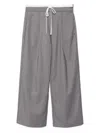 Tout A Coup Drawstring Trousers In Grey