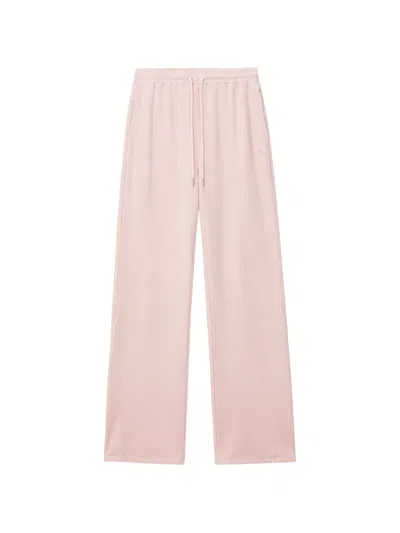 Tout A Coup Drawstring-waist Track Pants In Pink
