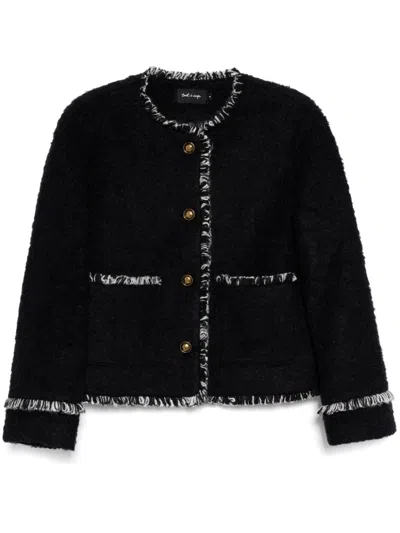 Tout A Coup Faux-fur Jacket In Black