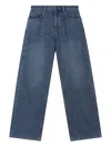 Tout A Coup Five-pockets Jeans In Blue