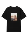 Tout A Coup Graphic Cat-print T-shirt In Schwarz
