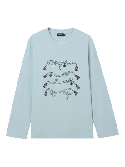 Tout A Coup Graphic-print Long-sleeve T-shirt
