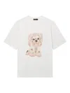 Tout A Coup Graphic Print T-shirt In White