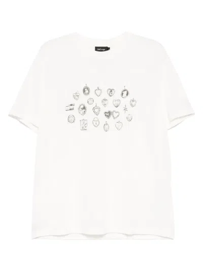 Tout A Coup Graphic-print T-shirt In White