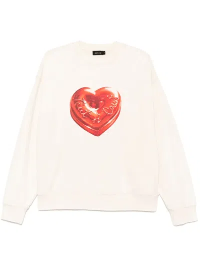 Tout A Coup Graphic Sweatshirt In Ivx