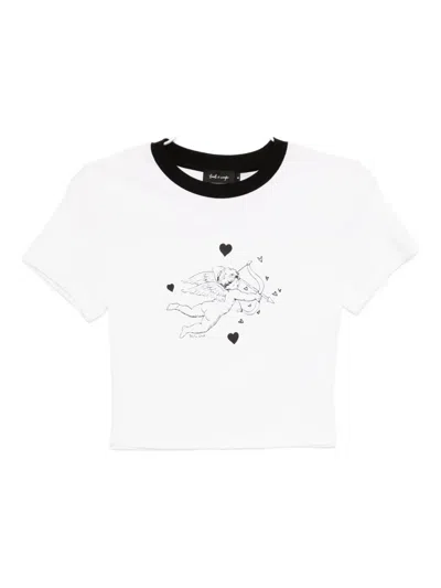 Tout A Coup Graphic T-shirt In White