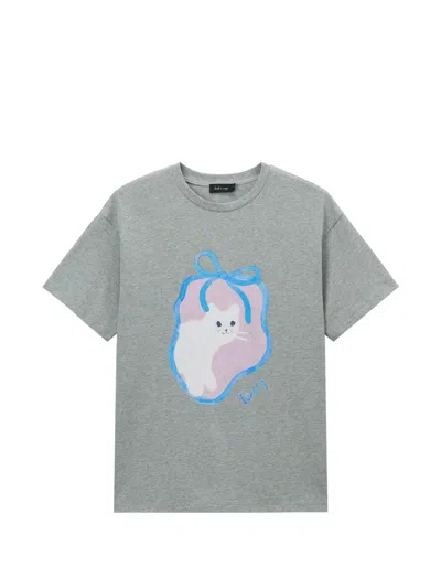 Tout A Coup Graphic T-shirt In Gray