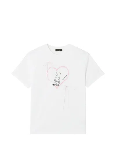 Tout A Coup Graphic-print T-shirt In White