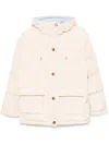 Tout A Coup Hooded Down Jacket In 中性色